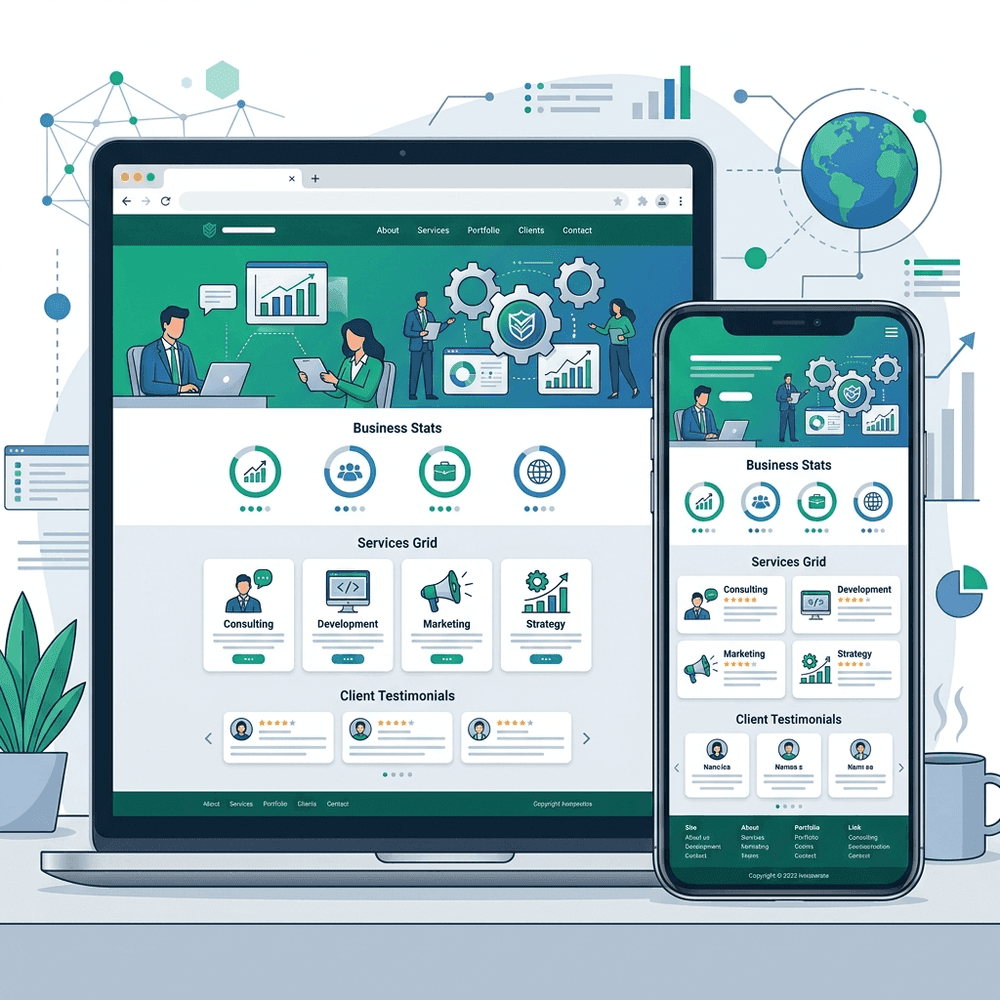 Thiết kế Website giới thiệu công ty: Nâng tầm thương hiệu số