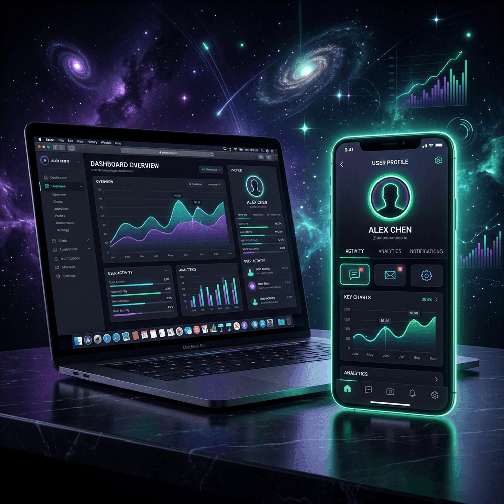 Xu hướng thiết kế giao diện Dark Mode (Giao diện tối) chuẩn UX/UI năm 2026