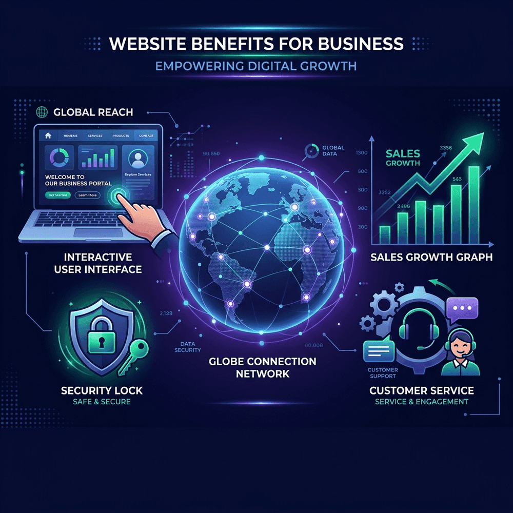 Công dụng của Website: Vũ khí số tối tân cho doanh nghiệp