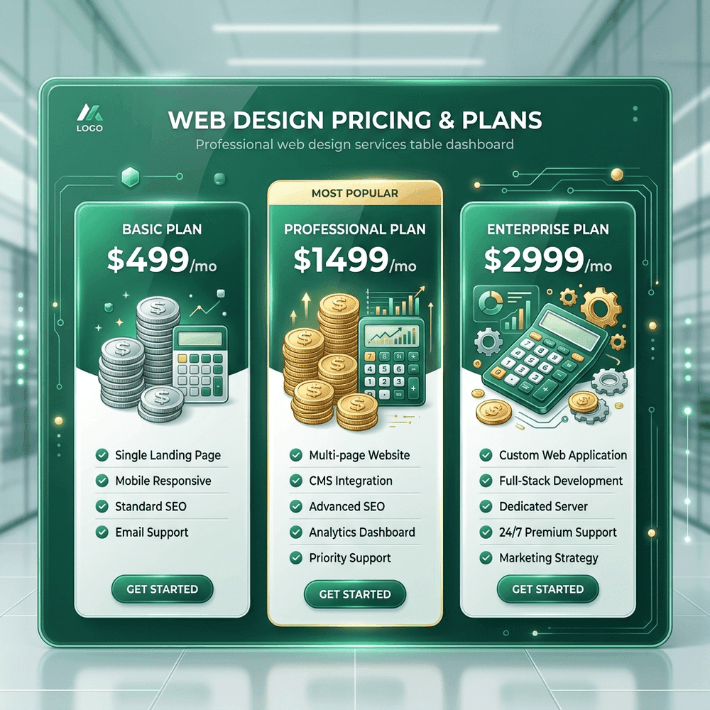 Bảng báo giá thiết kế Website & Landing Page trọn gói mới nhất 2026