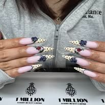 Bespoke BIAB nails and trendy nail art design in Gorey - 1 Million Nails 14