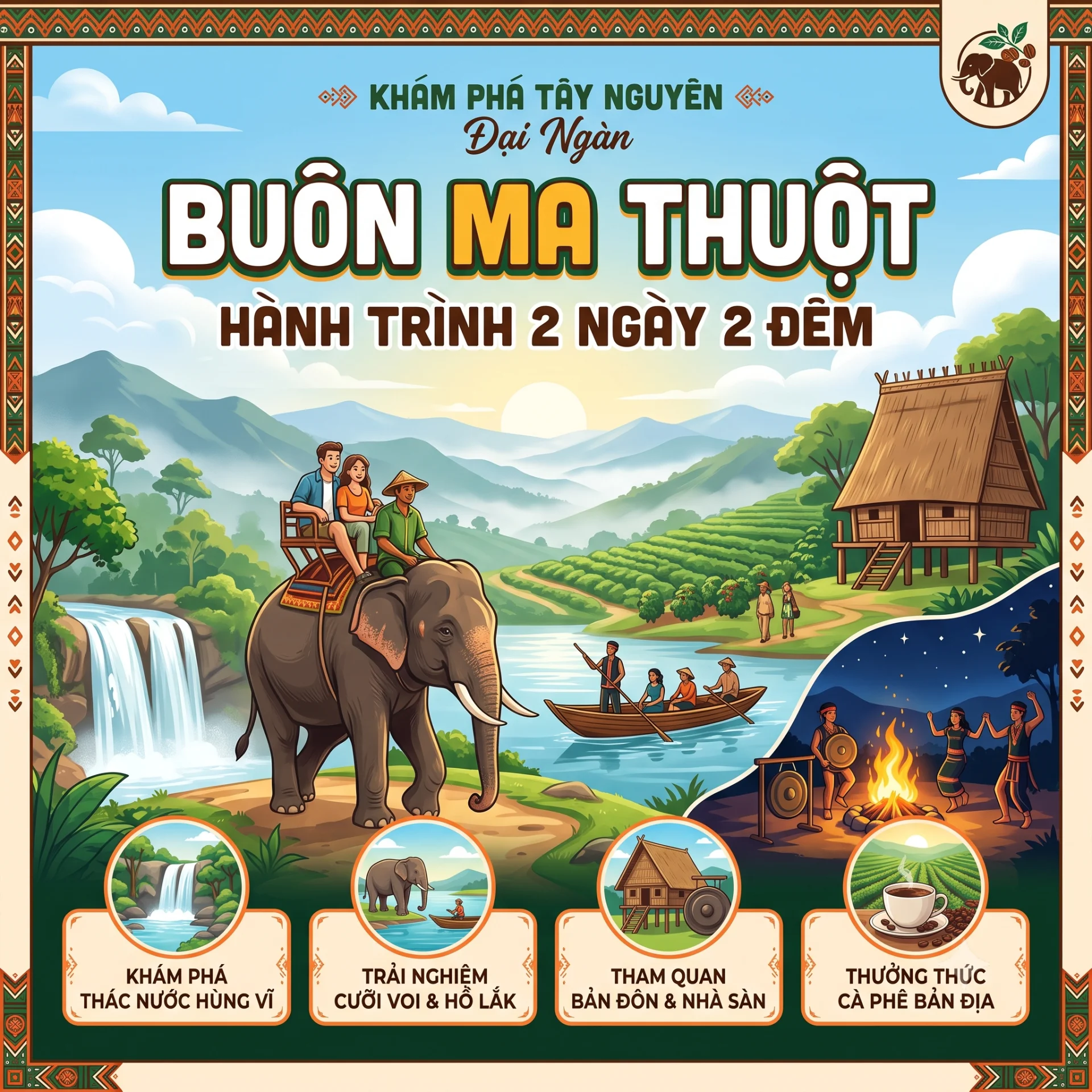 TOUR BUÔN MA THUỘT