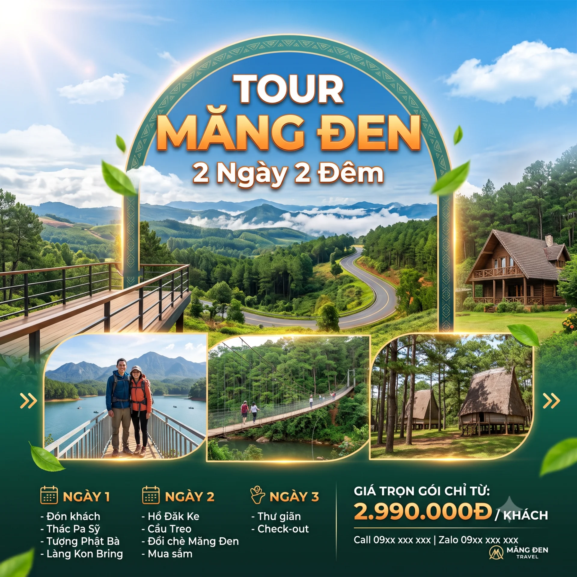 TOUR MĂNG ĐEN