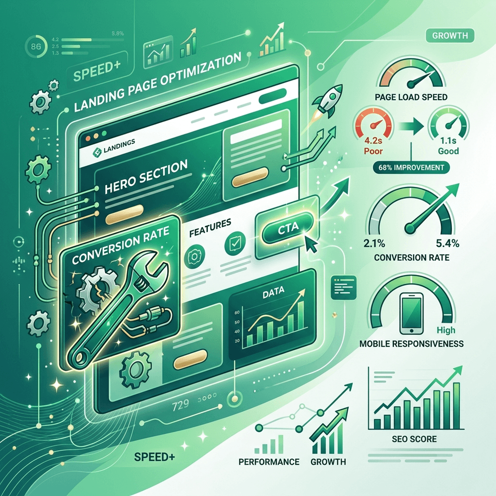 Dịch vụ sửa Web Landing theo yêu cầu Dịch vụ sửa Web Landing theo yêu cầu nhanh chóng giá rẻ tối ưu CRO