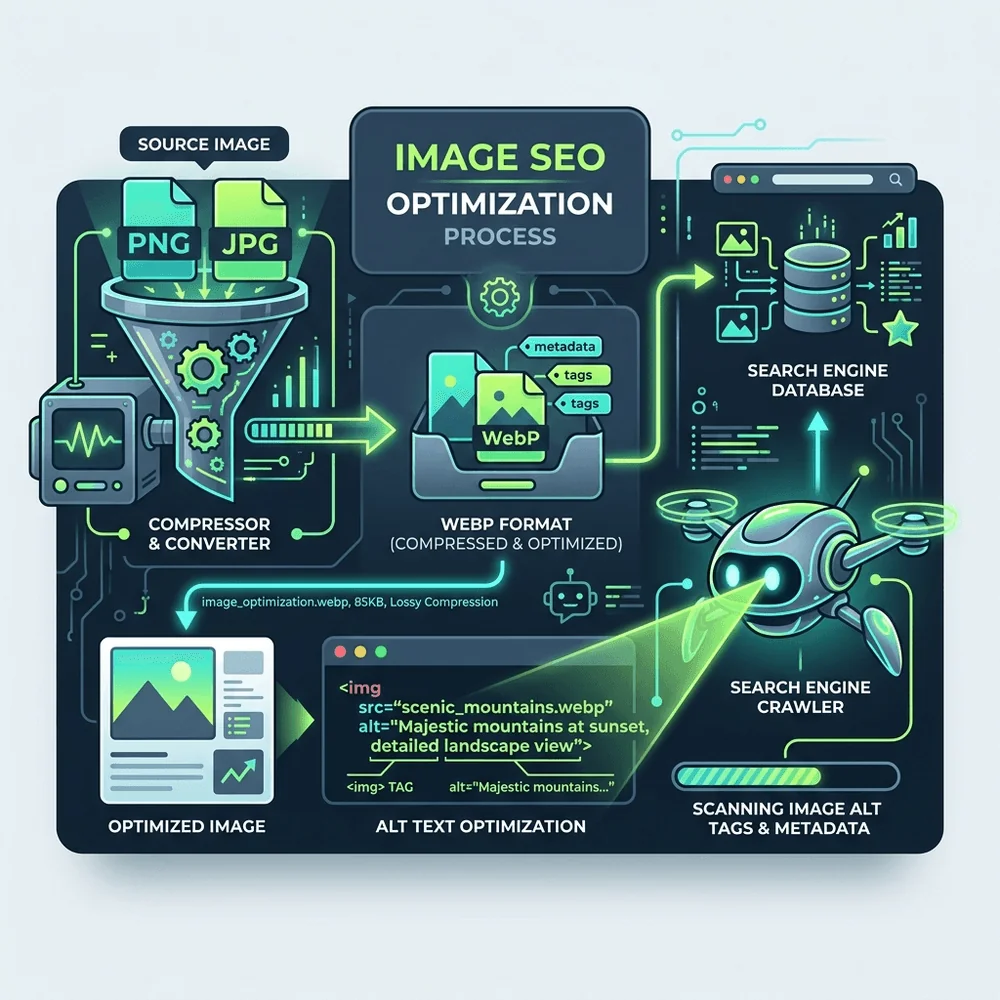 Quy trình kỹ thuật tối ưu hóa hình ảnh cho website chuẩn SEO Google