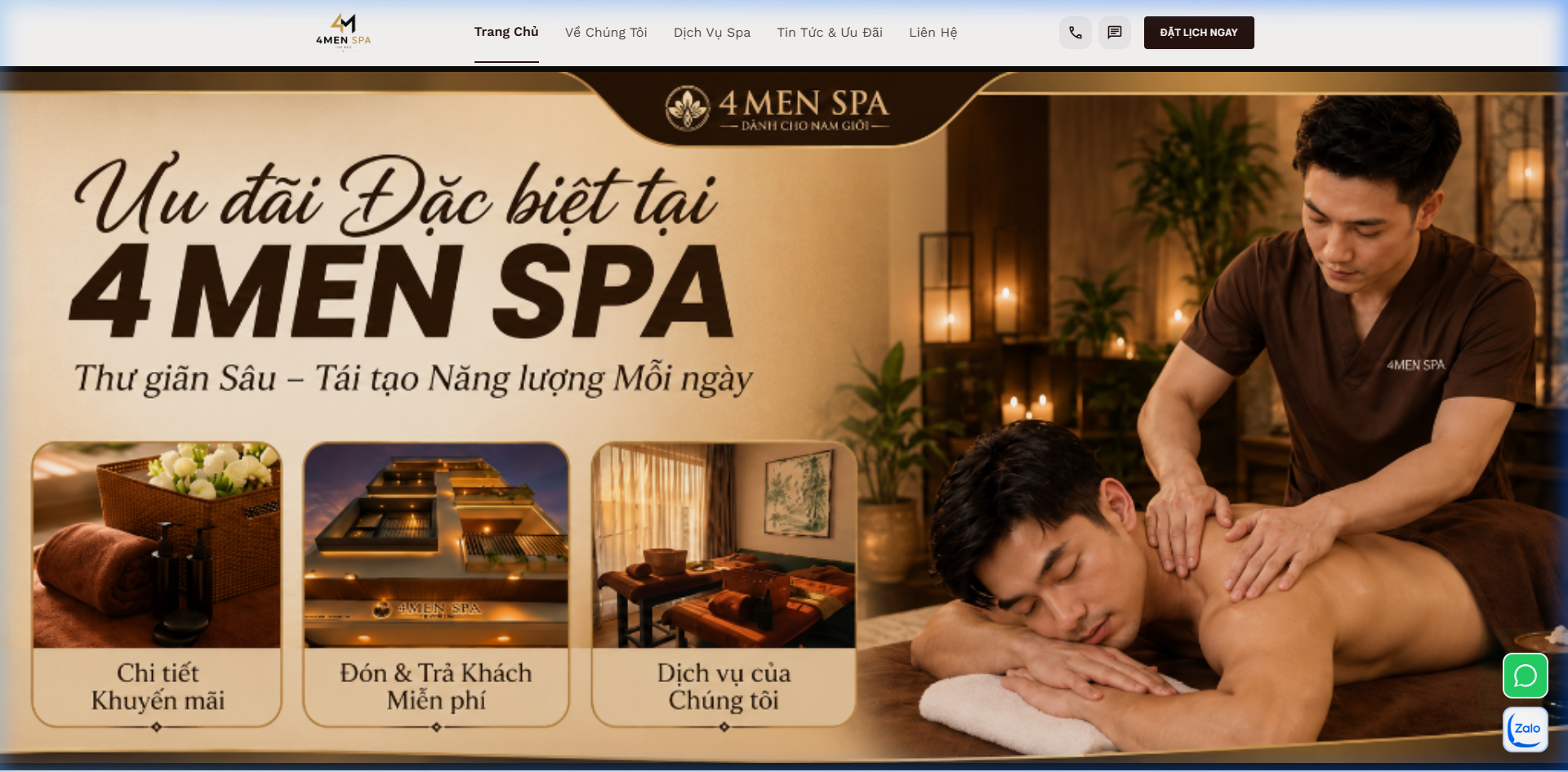 Thiết kế website spa thẩm mỹ viện chuẩn SEO tích hợp hệ thống đặt lịch trực tuyến và bảng giá dịch vụ làm đẹp minh bạch